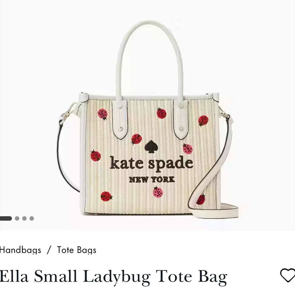 Kate Spade Ella Small Lady bug Tote bag